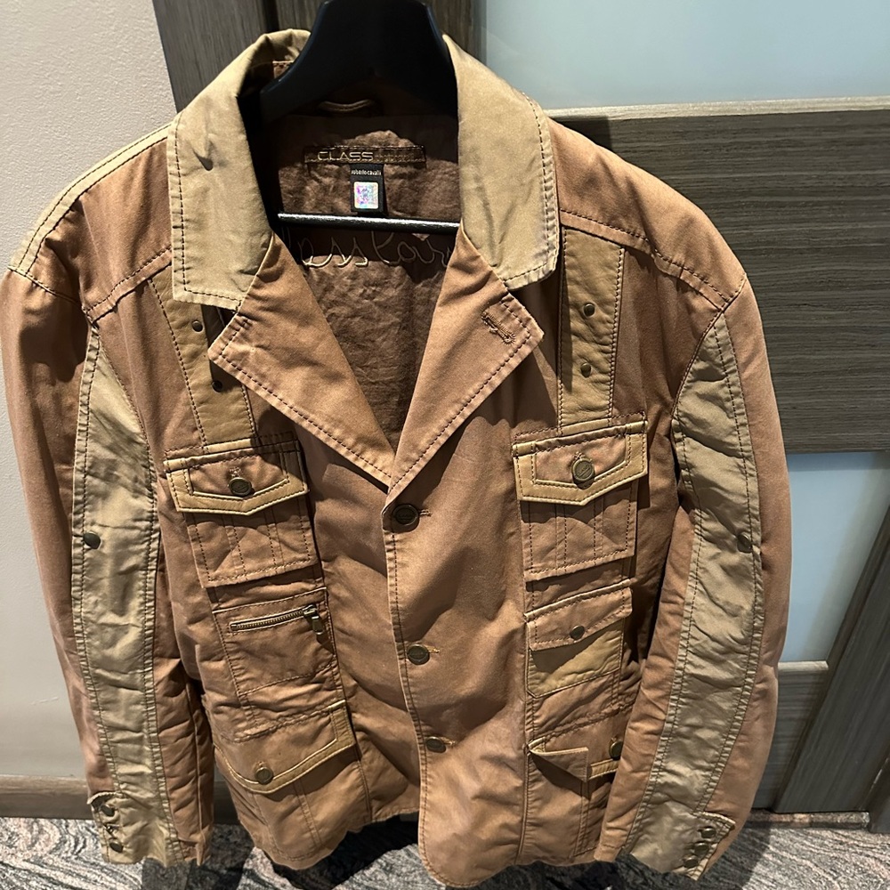 Class Roberto Cavalli men’s jacket. Great condition. Size 56 for XL men.